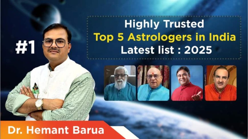 Meet The Top 5 Astrologers In India 2025: Dr. Hemant Barua And Others