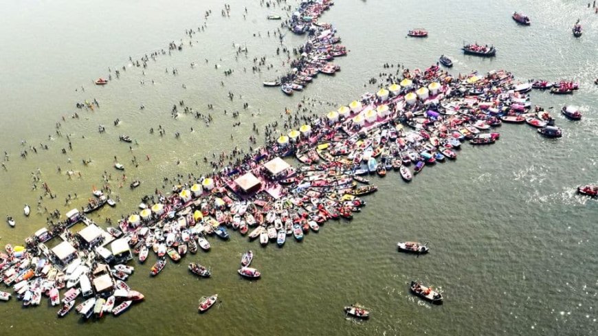 Devotion In Full Flow As Around 400 Million Take Holy Dip At Triveni Sangam