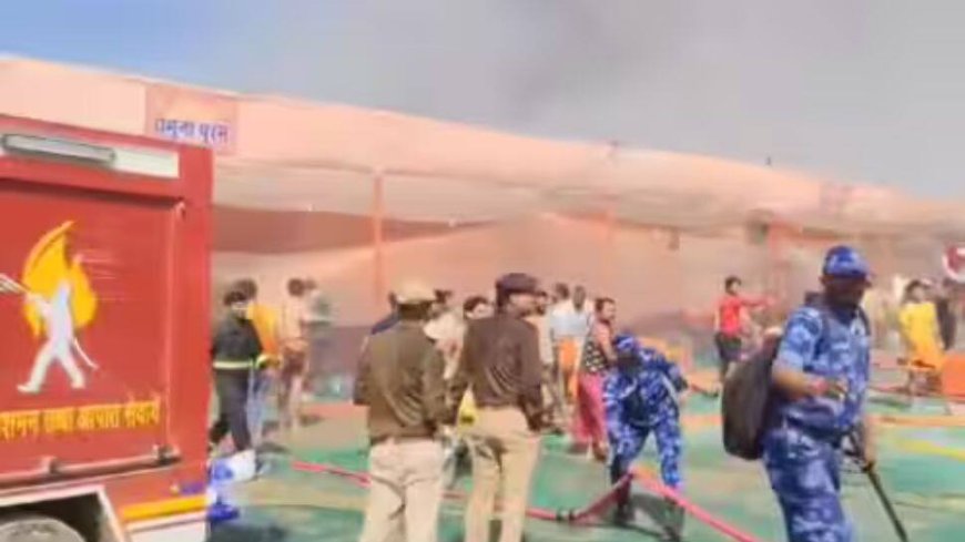 Fire In `Kalpvasi` Tent At Maha Kumbh After Gas Leak, No Casualties Reported