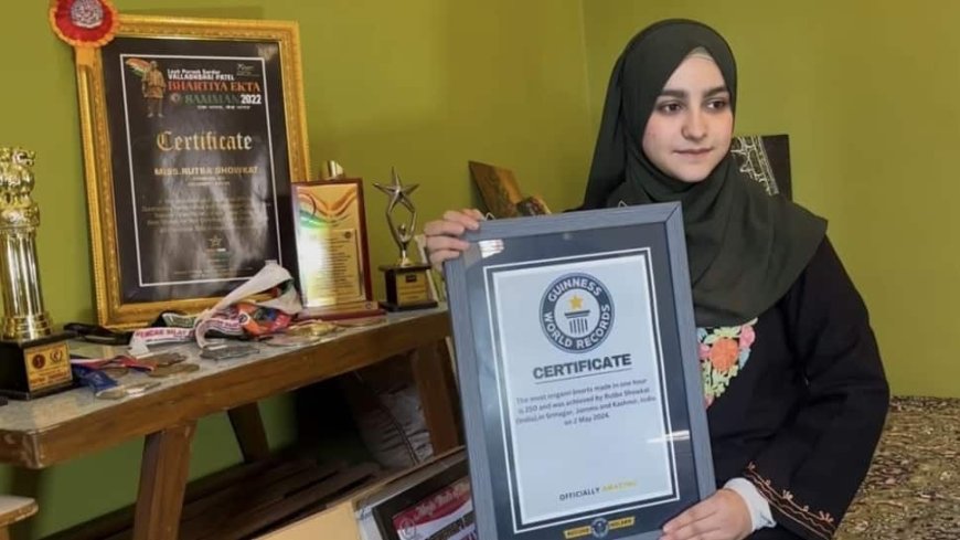 Meet Kashmir’s Rutba Showkat: Guinness World Record Holder At 18