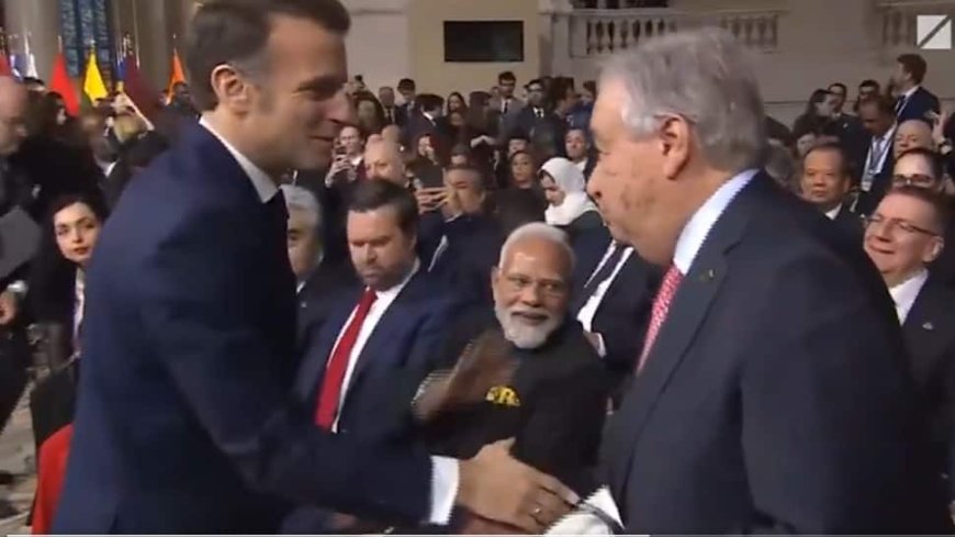 Did French President Emmanuel Macron Deliberately Not Shake Hands With PM Modi?