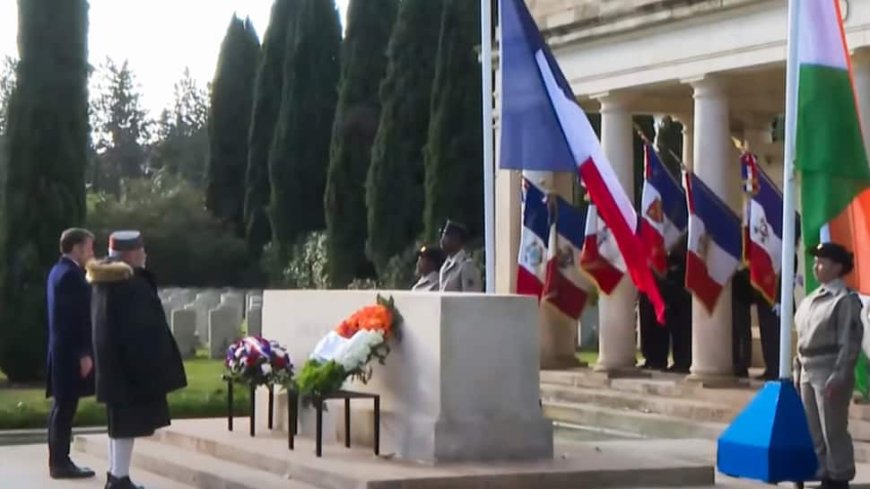 PM Modi Visits Marseille War Cemetery, Pays Tribute To Fallen Indian Soldiers