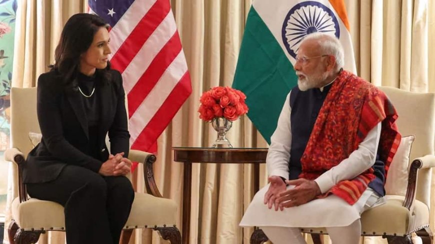 PM Modi Meets US Intelligence Chief Tulsi Gabbard; Says, `She Always Been...`