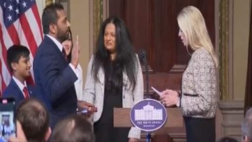 Kash Patel Sworn In As FBI Director, Takes Oath On Bhagavad Gita