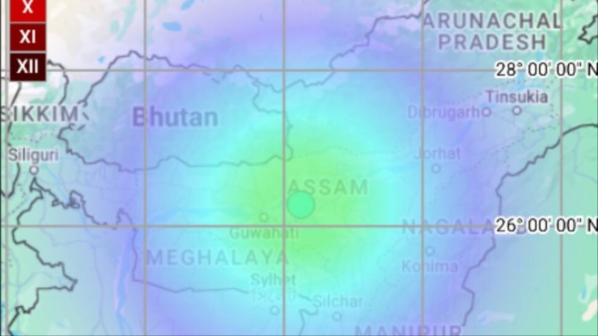 Earthquake Of magnitude 5 Jolts Assam`s Morigaon