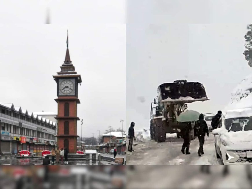 Rail, Flight Services Hit, Jammu-Srinagar Highway Shut As Rain & Snowfall Continue To Batter J&K, IMD Says...