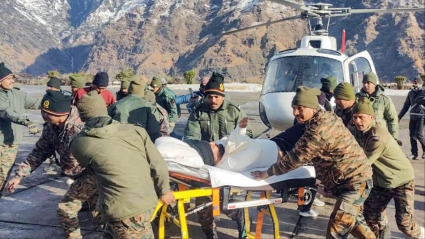 Uttarakhand Avalanche: 4 Dead, Five Still Trapped As Rescuers Race Against Time