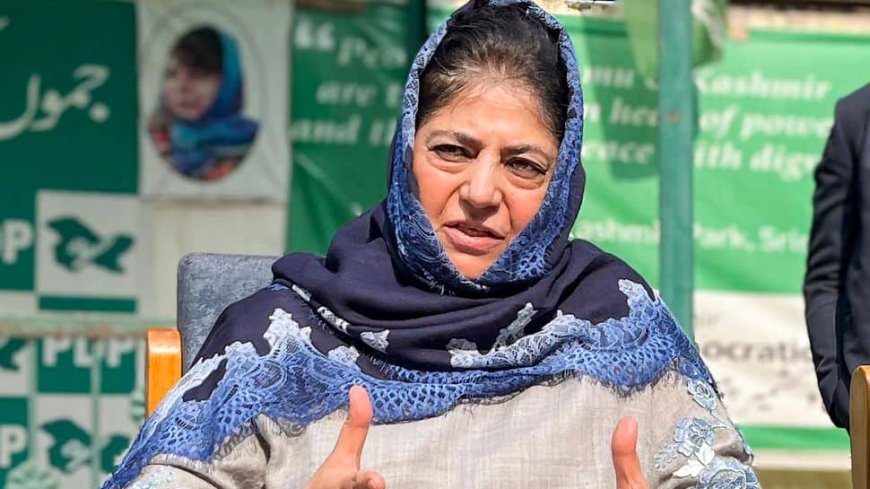 Mehbooba Mufti Condemns J-K Govt, Says `Article 370 Abrogation Being Normalised`