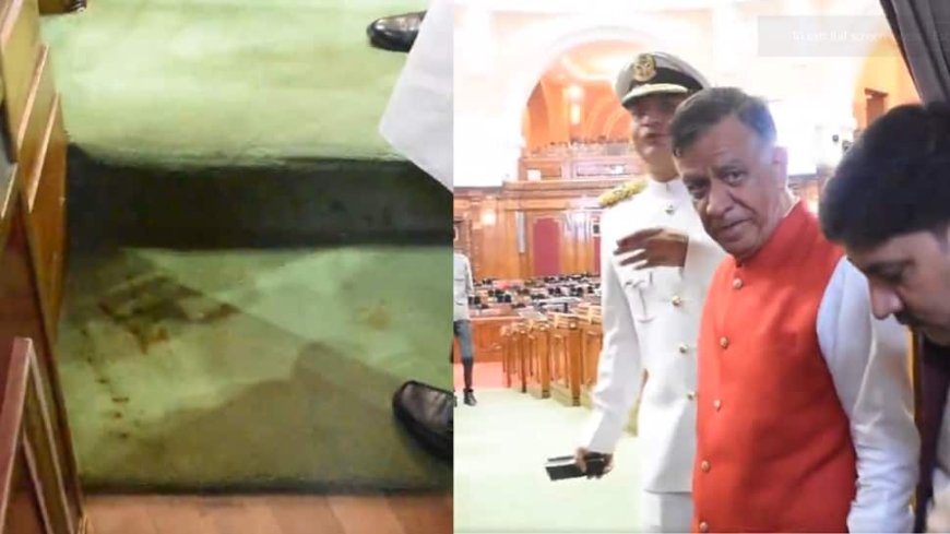 `Peek` UP Moment: MLA Spits Inside Assembly After Chewing Pan Masala, Leaves Speaker Fuming