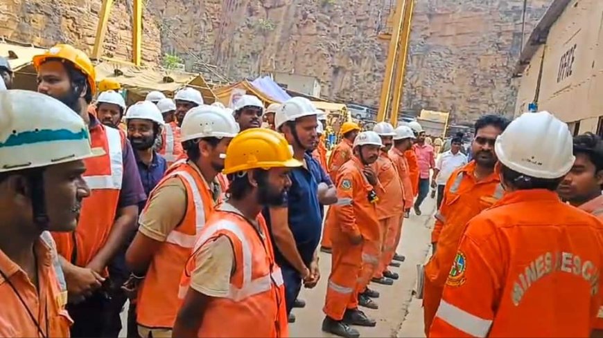 Telangana Tunnel Collapse: Robos To Be Deployed, Cadaver Dogs To Go Inside Again As Ops Continue