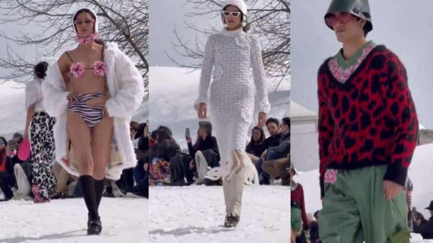 Gulmarg Fashion Show Sparks Outrage; CM Abdullah Denies Government`s Role