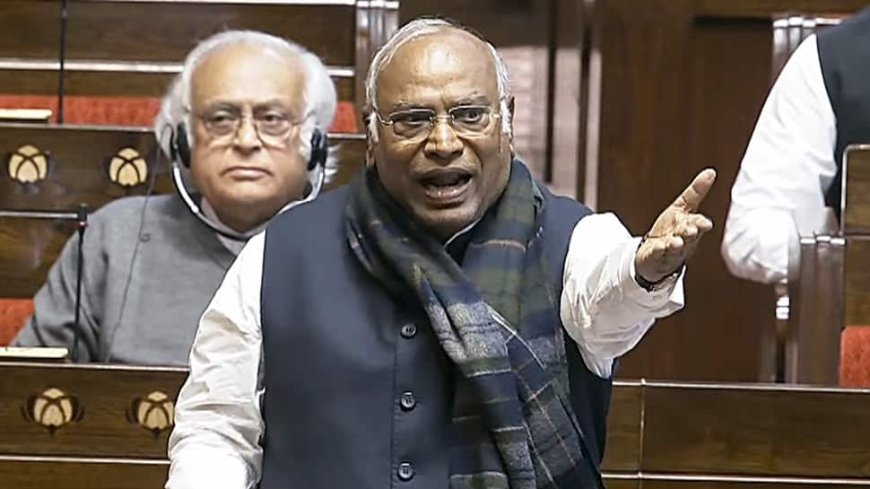 `Thokenge...`: Rajya Sabha Witnesses Uproar Over LoP Kharge`s Unparliamentary Expression