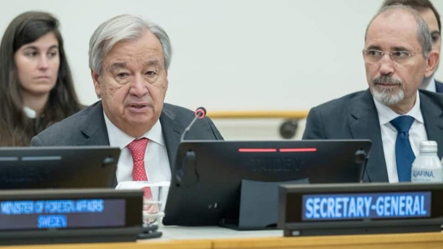 UN Chief Antonio Guterres Thanks Bangladesh, Calls For Rohingya Aid