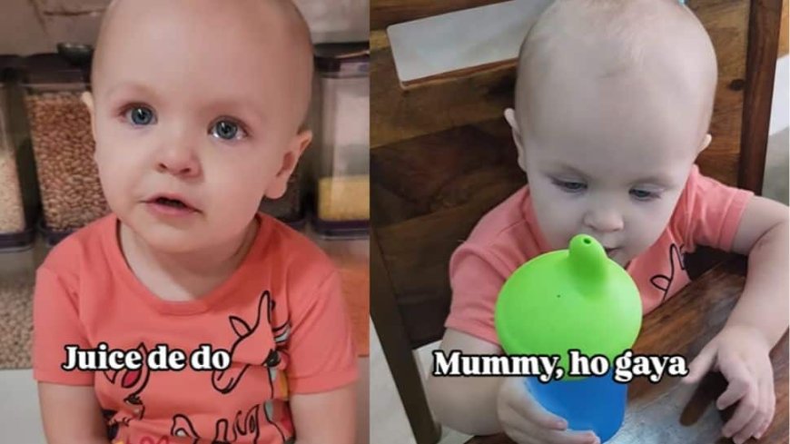 `Mummy, Ho Gya`: American Mom Shares Heartwarming Video Of Toddler Speaking Hindi - Watch