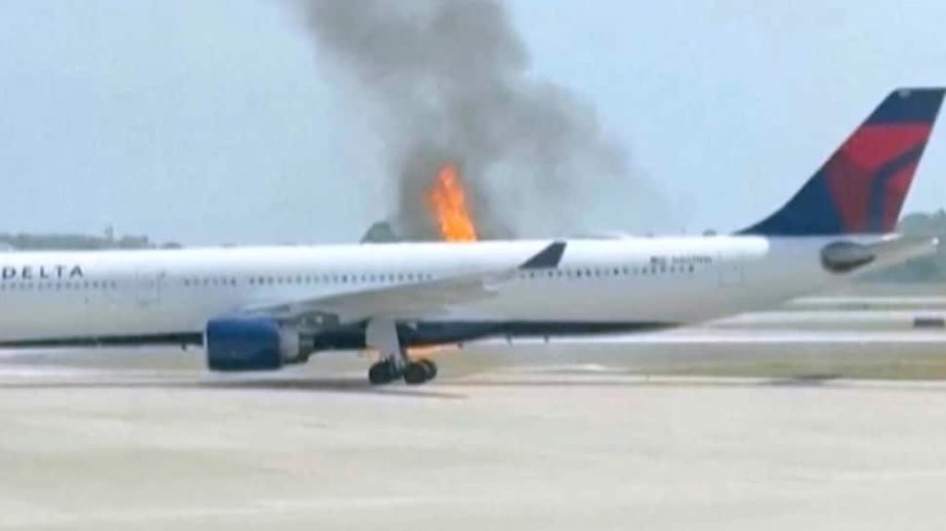 Delta Plane Catches Fire At Orlando Airport, Forcing Passenger Evacuations