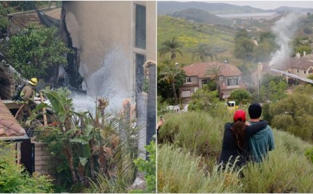Simi Valley Plane Crash: Pilot Killed As Small Aircraft Hits Homes, FAA & NTSB Investigate