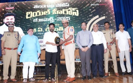 Zee Telugu News Showcases Valor At `Police Real Heroes Awards 2025` Recognising Telangana’s Bravehearts