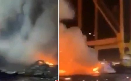 Fact Check: Has Hazira Port In Gujarat Been Attacked By Pakistan? Viral Video Claims...Truth Is....