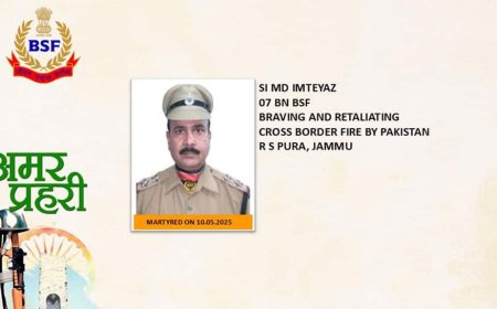 BSF Sub Inspector Md Imteyaz Killed In Cross-Border Firing By Pakistan In RS Pura