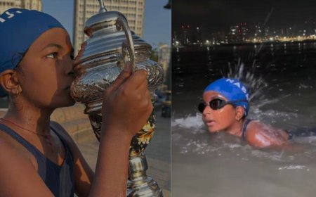 Vedashree Toraskar: The Little Legend Who Swam 17 Km Across The Sea at Age 11