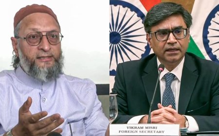 `Honest, And Hard-Working`: Owaisi Defends Vikram Misri After He Faces Social Media Heat