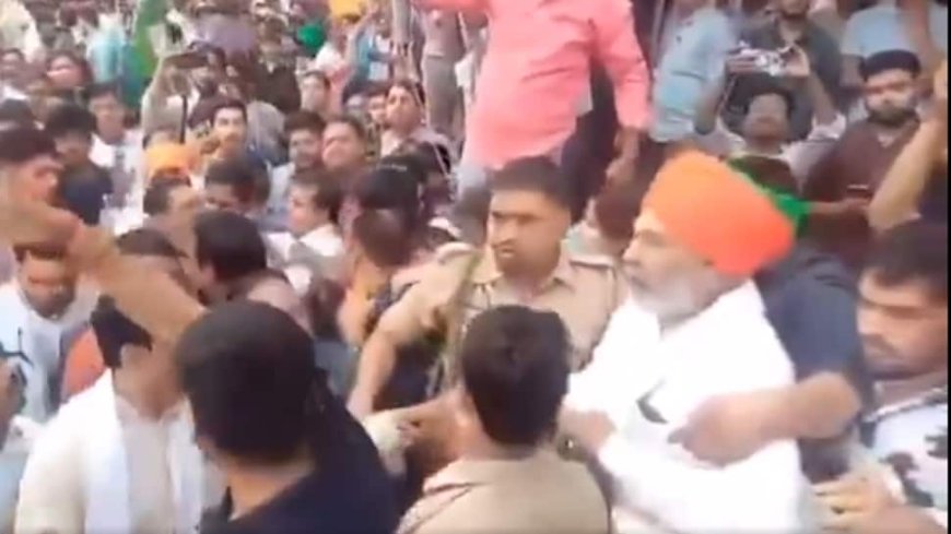 Rakesh Tikait Heckled In UP`s Muzaffarnagar Over His Pahalgam Statement