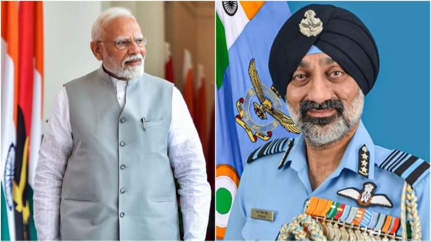 IAF Chief Amar Preet Singh Meets PM Modi Amid Heightened Tensions With Pakistan