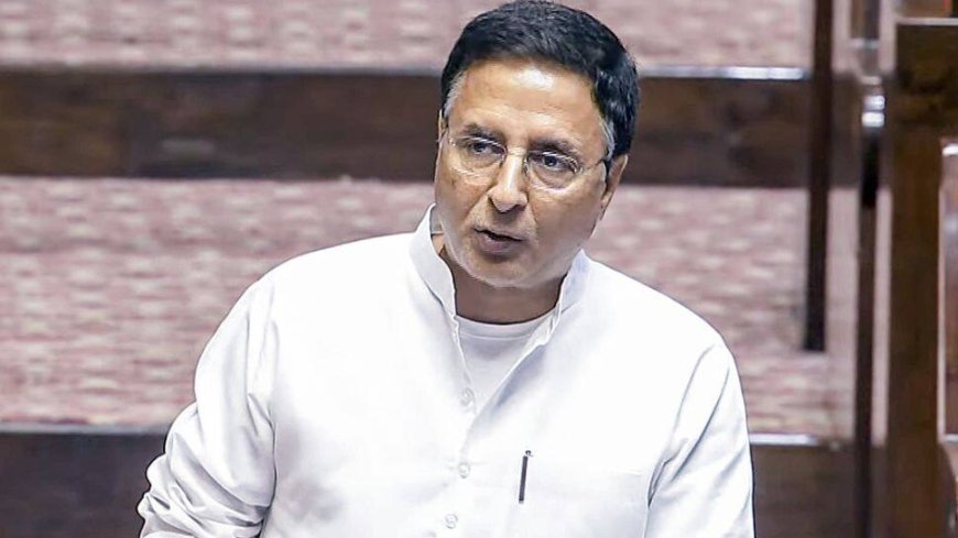 Congress MP Surjewala Slams Centre, Punjab, Haryana CMs For Escalating Water-Sharing Crisis