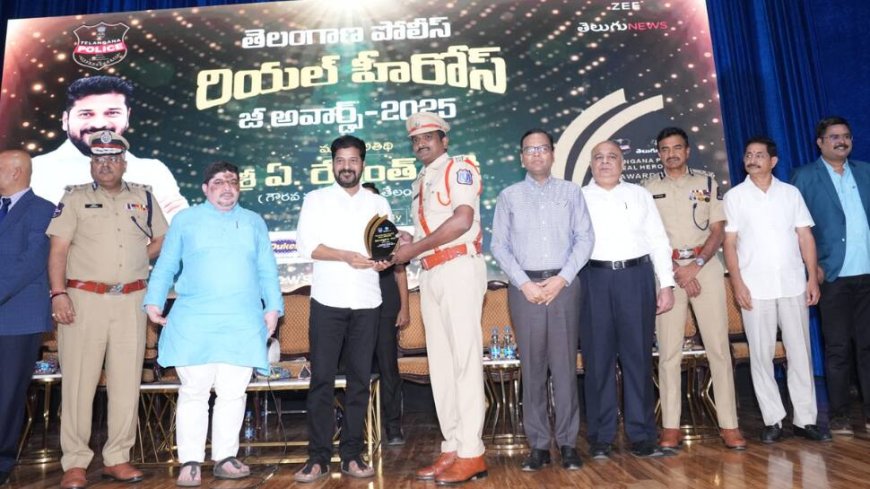 Zee Telugu News Showcases Valor At `Police Real Heroes Awards 2025` Recognising Telangana’s Bravehearts