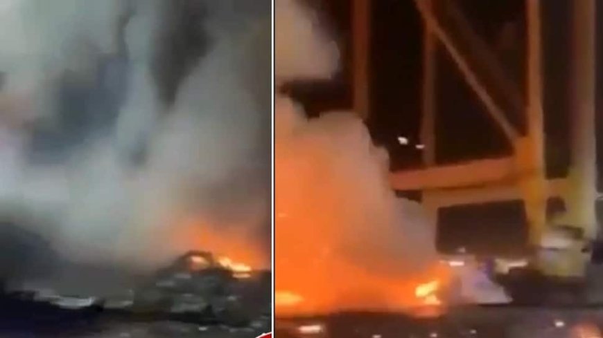 Fact Check: Has Hazira Port In Gujarat Been Attacked By Pakistan? Viral Video Claims...Truth Is....