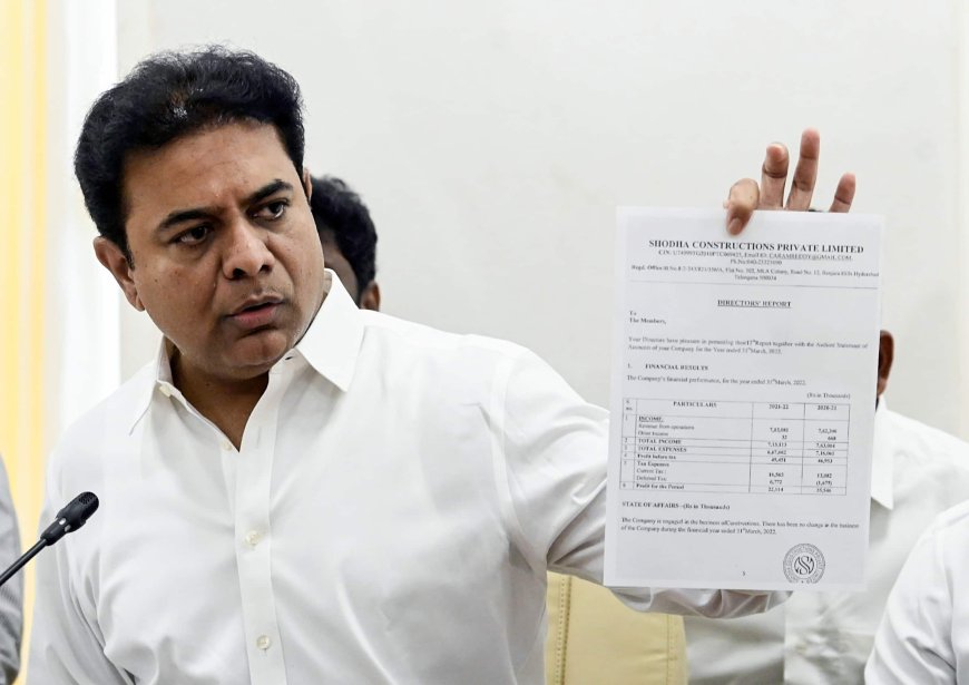 Congress Runs `Commission Sarkaar` In Telangana, Claims KTR